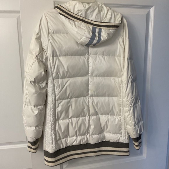 Bogner white puffer gooze down coat/jacket with the hood size 6 - Picture 6 of 10
